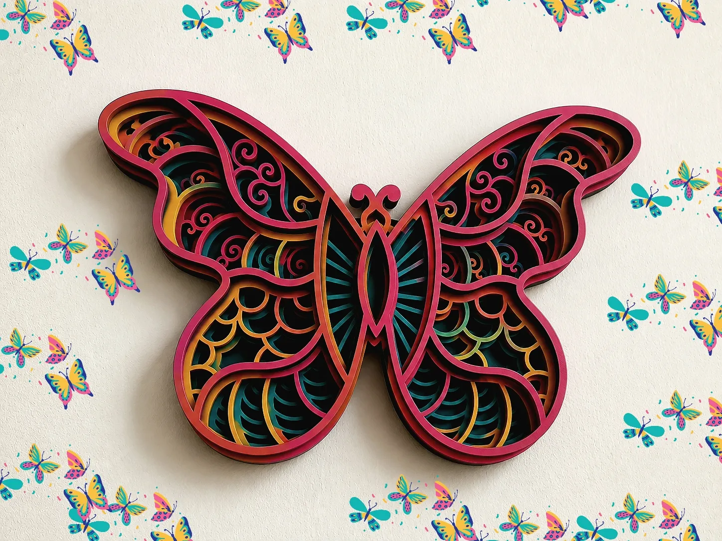 Layered Butterfly image 1