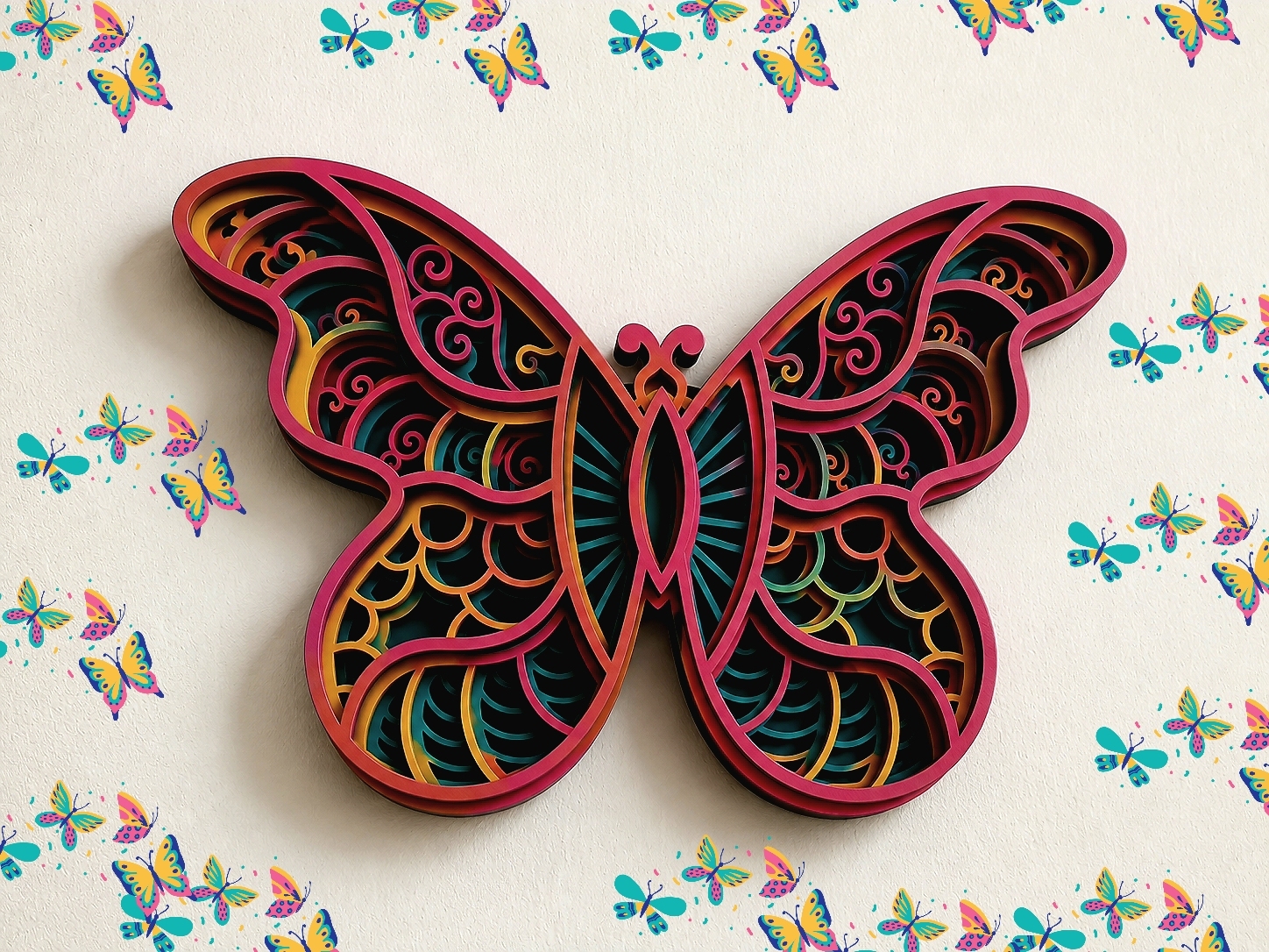 Layered Butterfly image 1