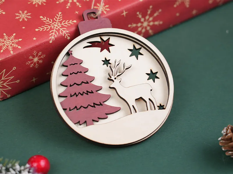 Christmas Tree Layered Decoration image 1